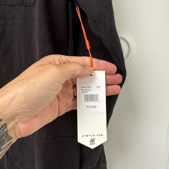 NEW WITH TAGS ATWYLD BLACK JUMPER SHORTS XL - Picture 6 of 6